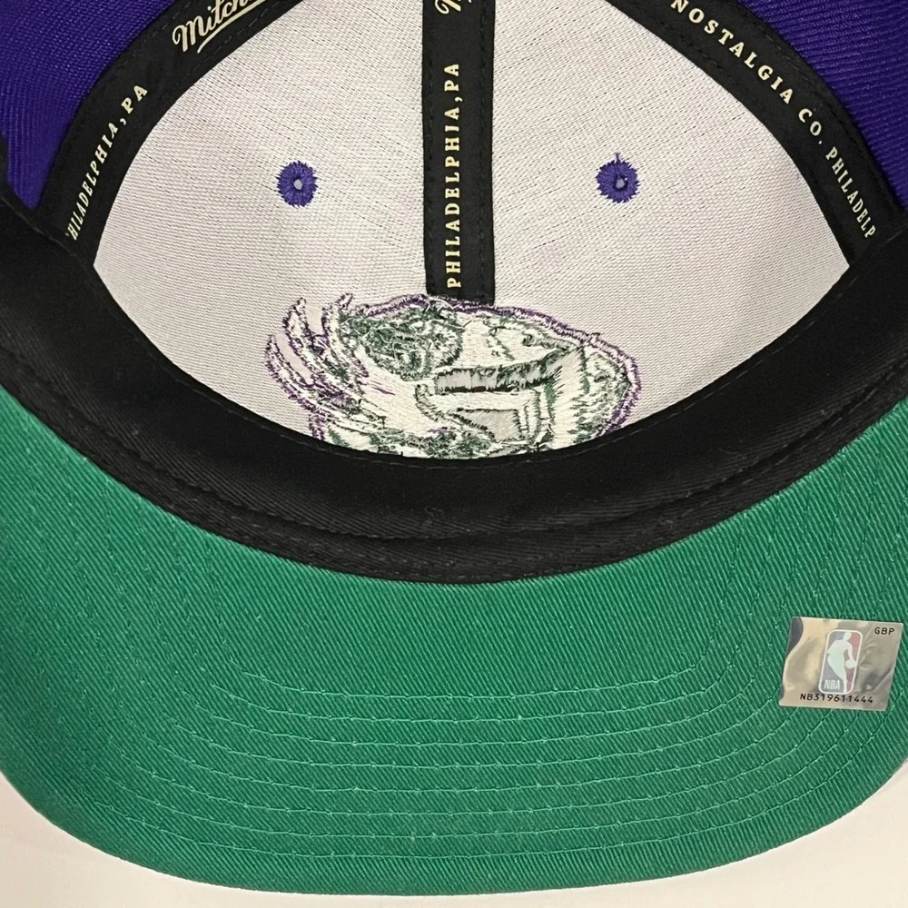 Vancouver Grizzlies HWC Mitchell & Ness PURPLE HAZE Snapback Hat